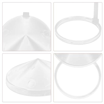 5pcs Humidifier Splash Guards Water-Splashing Design for Rockery Fish Tank Use Plastic Splash Guard Cover for