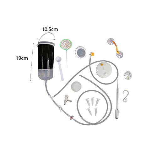 Brine Shrimp,Easy Cleaning, Practical, Live Artemia Cysts, Hatchery Kit, Artemia Hatchery Brine Shrimp Eggs, Hatchery Kit for Hatching, Multi, Large - size: Large