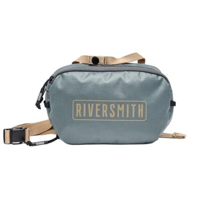RiverSmith Fly Fishing Pack, Minimalist Hip or Sling Pack, PackOut Bag - color: Shadow Kelp