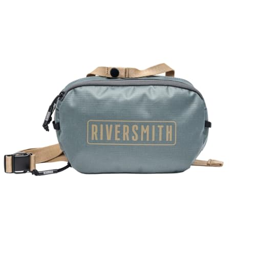 RiverSmith Fly Fishing Pack, Minimalist Hip or Sling Pack, PackOut Bag - color: Shadow Kelp