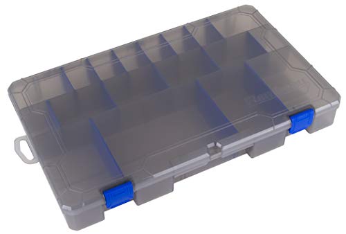 Flambeau Outdoors Zerust MAX 5003ZM Tuff Tainer - Partial Bulk Storage Compartment Section, 25 Compartments and 15 Removable Dividers 14.25" L x 9.125" W x 2" D Fishing and Tackle Storage Utility Box