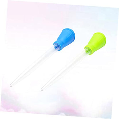 NOLITOY 3sets Manual Aquarium Waste Fish Tank Dripper 4-Grade Scale Aquarium Pipette for Fish Tank Cleaning 2pcs*3 Random Color