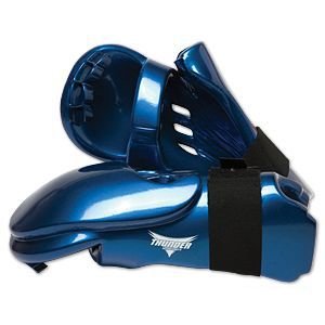 Proforce Thunder Double Layered Punches Karate Sparring Gloves - color: Blue, size: Small (Knuckle Width: 3-1/4" - 3-3/8")