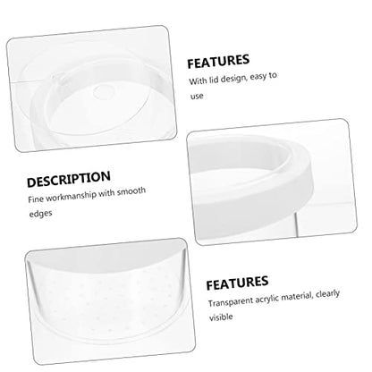 BESPORTBLE Floating Acrylic Fish Tank Breeding Box with Lid Transparent Aquarium Isolation Container for Small Fish Fry Water Permeable Incubator Holder