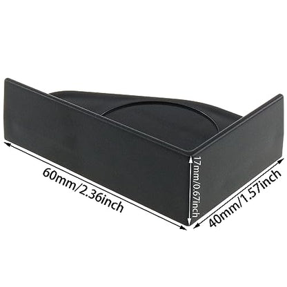 heyous 4PCS Black Plastic Fish Tank Corner Protector Aquarium Glass Angle Cover for Home