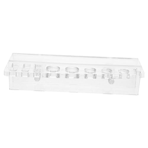 GANAZONO Aquarium Tool Holder -Mounted Organizer for Scissors Tweezers and Maintenance Tools Space-Saving Storage for Fish Tank Care