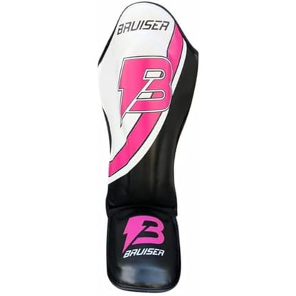 Shin Guards with Instep for MMA, Muay Thai, and Kickboxing, PU Leather, Leg and Instep Protection - size: Medium