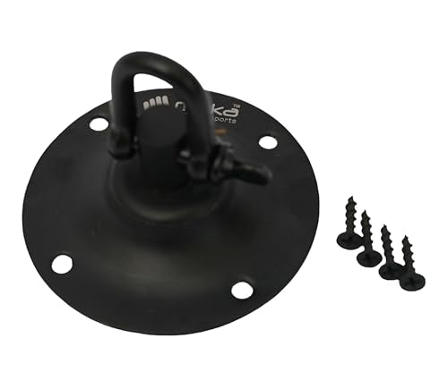 Boxing Speed Bag Iron Heavy Duty Swivel Iron Mount Hook Easy Setup On Hanging Punching Speed Bag Platform Stand MMA Muay Thai Equipment Accessories Hanger with Screws