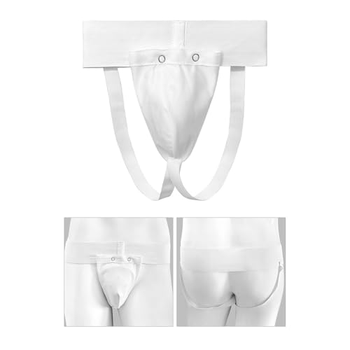 Groin Guard for Kickboxing Jockstrap Abdominal Protectors Grappling Gear for Men Boxing Martial Art Sparring Male Training Groin Guard - size: Large