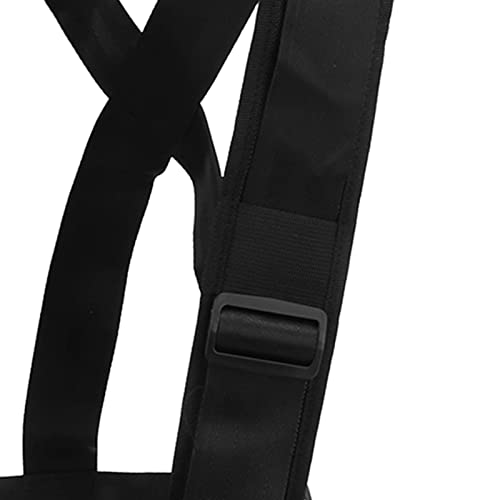 Sled Pulling Strap with Padded Shoulder Harness, Heavy Duty Nylon Resistance Training Equipment for Tire Drag, Strength and Speed Workouts for Football Runners