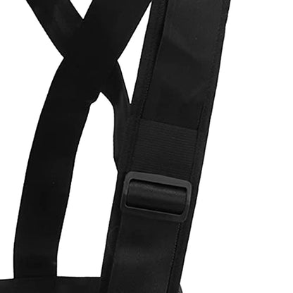 Sled Pulling Strap with Padded Shoulder Harness, Heavy Duty Nylon Resistance Training Equipment for Tire Drag, Strength and Speed Workouts for Football Runners