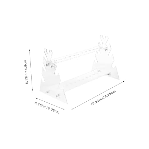 Zerodeko 12holes Test Tube Holder Trapezoid Rack for Laboratory Dual-Sided Organizer for Efficient Storage and Easy Access to Test Tubes