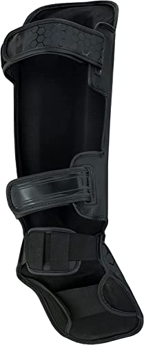 UFG Ultimate Series Shin Instep - Boxing MMA Muay Thai Training - color: Black, size: Small-Medium