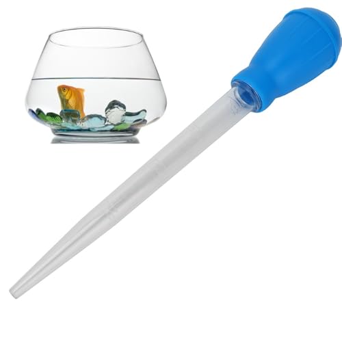 30ml Plastic Aquarium Gravel Cleaner Tool Leak-Proof Design Siphon Dropper for Fish Tank Water Change & Sand Cleaning