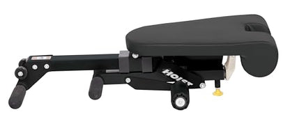 HOIST Fitness Dual Adjustable Decline Ab & Back Workout Bench w/ 11 Positions and Fast, Space-Saving Folding Design.