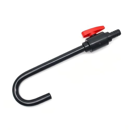 Replacement for Python Hands-Free and Spill Free Aquarium Hook 5-55 Gallon | 14in Siphon Hose BPA-Free PVC ABS | Hands-Free Flow Valve | Garden Hose 1/2" 5/8" 3/4"