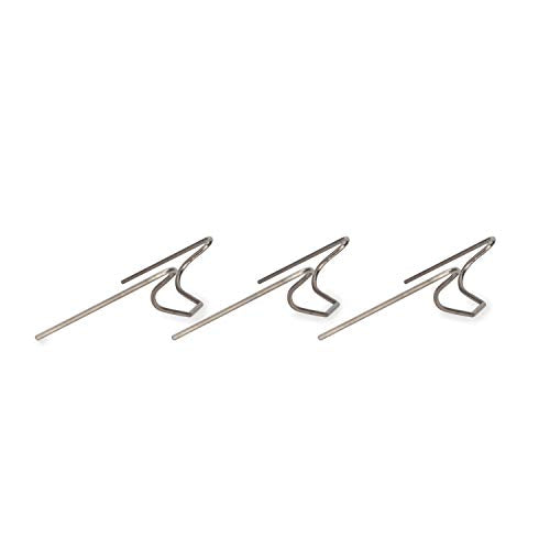 Greenhouse Glazing Clips, Pack of 50 Stainless Steel W Type Clip Leaf Spring Clips, Aluminium Greenhouse Care, House Twin-Hall Web Sheets - size: 50Pcs