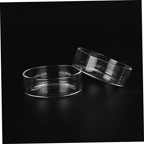 POPETPOP 5pcs Round Ornamental Shrimp Feeding Pot Fish Tank Shrimp Feeder Bowl Supplies