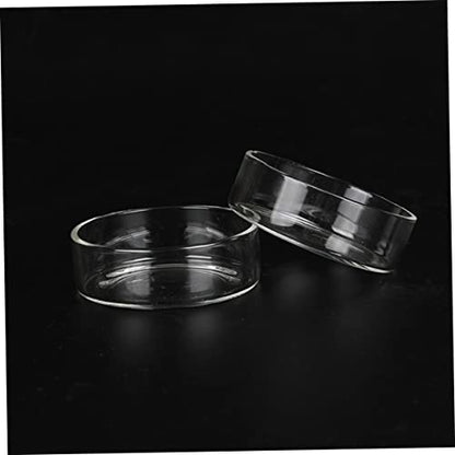POPETPOP 5pcs Round Ornamental Shrimp Feeding Pot Fish Tank Shrimp Feeder Bowl Supplies