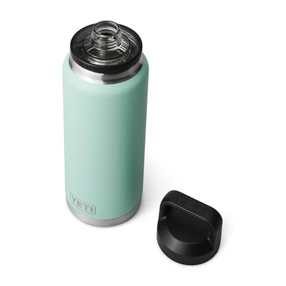 YETI Rambler 36 oz Bottle, Vacuum Insulated, Leakproof, Stainless Steel with Chug Cap - color: Seafoam