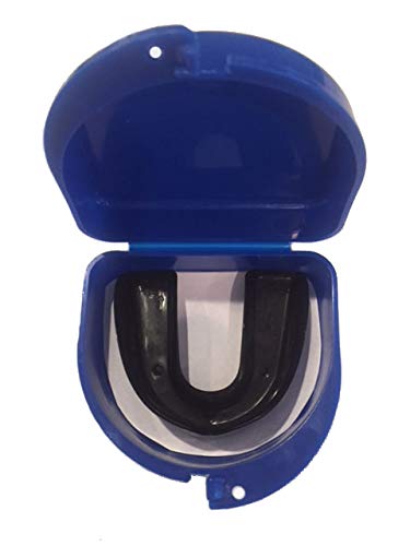 Mo Cased, Retainer Case, Mouthguard Case - Black Dragon - color: Blue