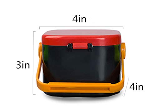 Toasis Fishing Worm Storage Container Live Bait Plastic Box