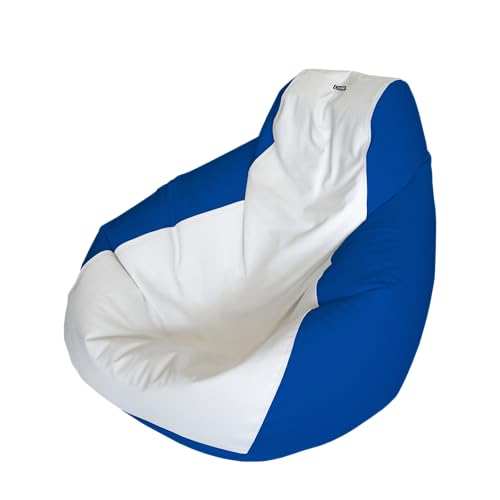 Teardrop Marine Beanbag (Medium, Multi) - color: White/Royal
