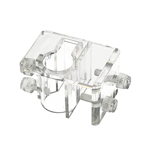 Angoily 2pcs Aquarium Water Clamp Fixed Clip for Water Pipe Acrylic Holder (Size s Suitable for 5-20mm)