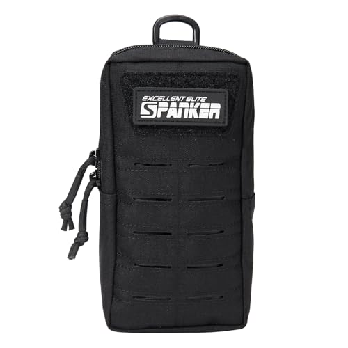 EXCELLENT ELITE SPANKER Tactical MOLLE Pouch EDC Utility Pouches Gadget Organizer Phone Holder Waist Bag Tool Pouch - color: Black