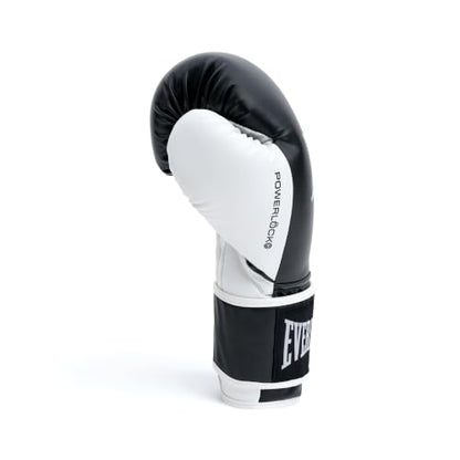 Everlast Powerlock OG Boxing Gloves - color: BLK/WHT, size: 16 oz