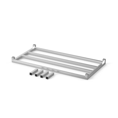 24 in X 48 in. Aquarium Stand | Industrial Style Aluminum Fish Tank Base with Open Frame Design