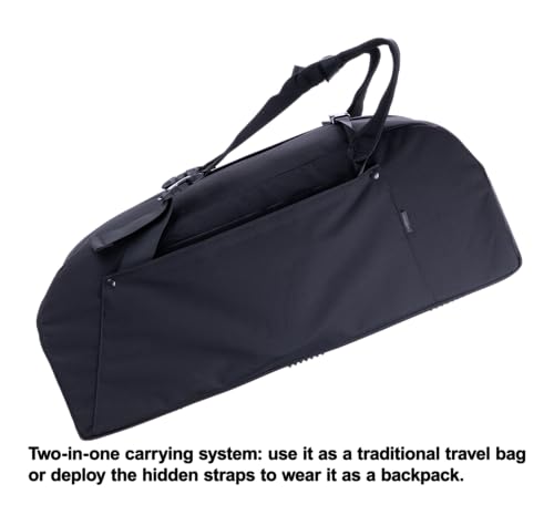 85L Military-Style Duffle Backpack with Rigid Panels | Built for deployment gear, work equipment, camping supplies, vehicle storage, and checked travel. - color: Black