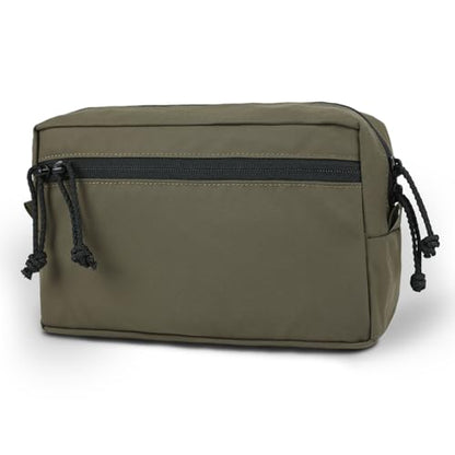 Tactical Admin Pouch Molle, 500D Nylon Water-Resistant EDC Gear Organizer, Horizontal Utility Tool Bag for Chest Rig & Vest, Large Capacity Medical EMT Sub-Pack with Mag Holder