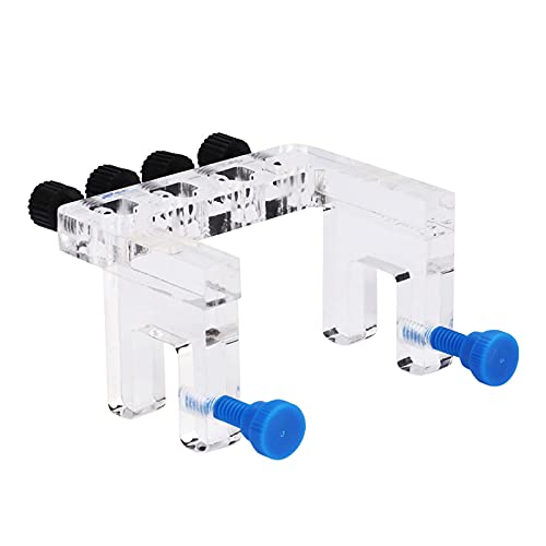 Fydun Aquarium Doser Tubing, Acrylic Aquarium Soft Tube Fixture Holder for Holding Dosing Pump Soft Hose