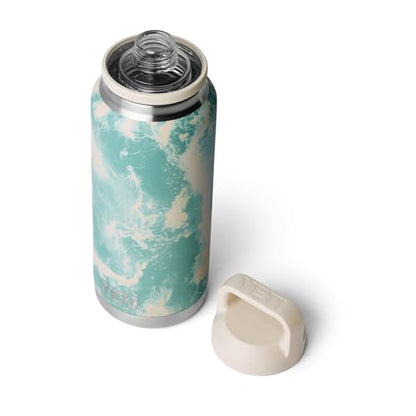 YETI Rambler 36 oz Bottle, Vacuum Insulated, Leakproof, Stainless Steel with Chug Cap - color: Sea View