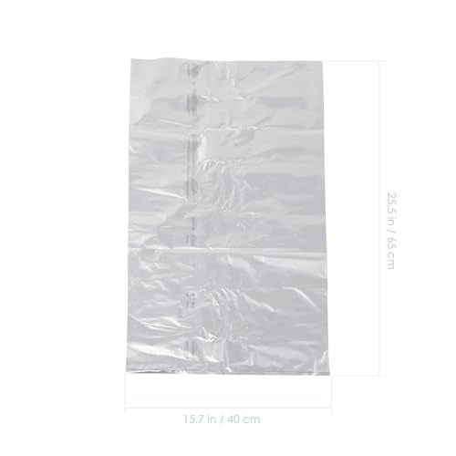 Healifty 20pcs Fish Transport Bags 40x65cm Leak-proof Plastic Packaging Pouches for Live Aquarium Fish Shipping and Storage