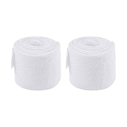 Boxing Hand Wraps Perfect Elastic Stretch Inner Boxing Gloves for Men & Women Boxing Handwraps Bandages Hand Protection Martial Arts Fighting Muay Thai Sanda for Men & Women (Pair) - color: White