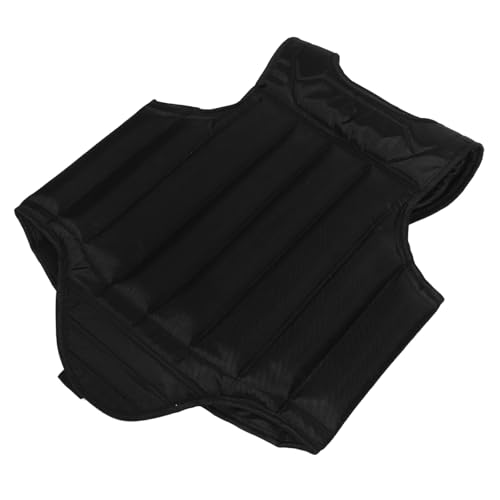 DOITOOL Boxing Chest Guard Men Women Impact Protection Guard Portable Sponge Chest Protector for Martial Arts Taekwondo Sparring Training (Black, Adult M)