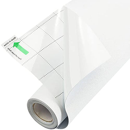 White Total Blackout Window Film, Static Cling Blackout Window Clings, 100% Light Blocking Film, Room Darkening Window Cover for Privacy Day Sleep Sun Blocking 17.3x118 inches - size: 17.3“ x 118" (44x300cm)