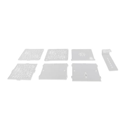 Acrylic Transparent Fish Tank Isolation Box, Aquarium Breeding Incubator Holder with Adjustable Height and Suction Cup Mount for Freshwater Saltwater Tanks (10CM*10CM*10CM) - size: 10CM*10CM*10CM