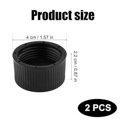 2pcs SX180HG Drain Cap, Pool Sand Filter Drain Cap Cover Plug Replacement Part with Gasket Compatible with Hayward Swimming Pool Sand Filter Models S166T S180T S244T S210T