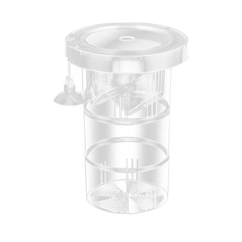 Aquarium Fry Nursery – Compact Breeding Chamber, 12x12x12cm Divider Habitat, Easy Install Structure | Aquatic Care Equipment with Isolation Space for Guppy Shrimp Betta Saltwater Organisms Recovery