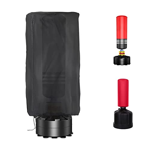 Punching Bag Cover Sun Protection Replacement with Drawstring, Dustproof Waterproof Standing Boxing Bag Cover for Trainer, Kickboxing