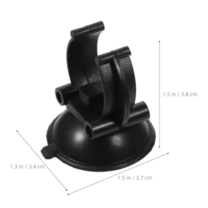 HANABASS 10pcs Aquarium Heating Rod Holders Cup Clips for Fish Tank Light Mounting Aquarium Light Brackets Clip with Suction Cups for Secure Installation of Heating Rods and Lamps Tubing Hose