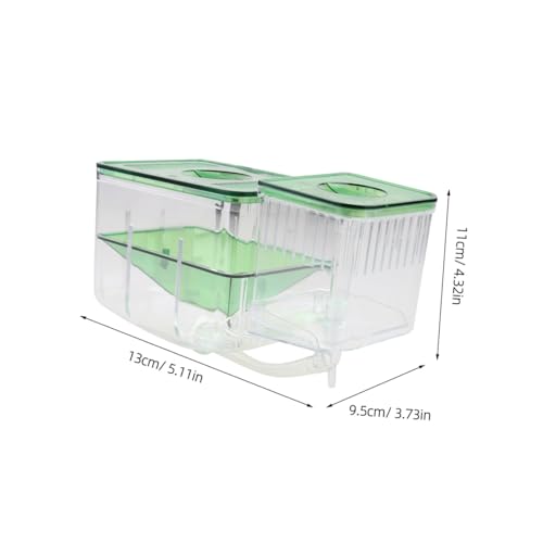 ULTECHNOVO Self-Guided Fish Hatching Box Isolated Breeding Tank for Aquariums Transparent Young Fish Eggs