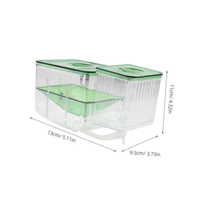 ULTECHNOVO Self-Guided Fish Hatching Box Isolated Breeding Tank for Aquariums Transparent Young Fish Eggs