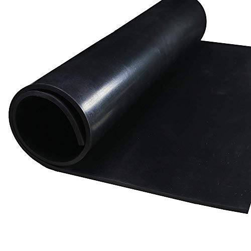 Neoprene Rubber Sheet Roll 3/16" (.187") Thick x 18" Wide x 24" Long for DIY Gaskets, Pads, Seals, Crafts, Flooring,Cushioning of Anti-Vibration, Anti-Slip - size: 18" Wide X 24" Long, style: 3/16 (.187)" Thick