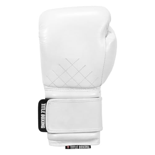 Title Boxing Ko-Vert Training Boxing Gloves - color: White, size: 14 oz