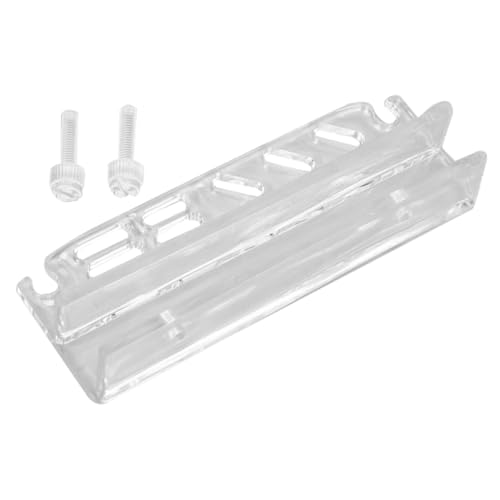 FOMIYES Acrylic Aquarium Tool Holder Rack for Water Plants Maintenance Storage Organizer for Fish Tank Cleaning Tools Design