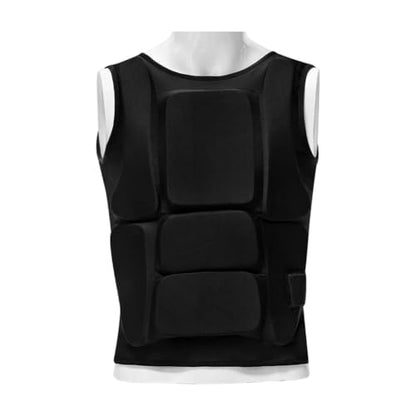 Martial Arts Chest Protector, Foam Padded Breathable Boxing Body Protector Chest Guard for Adults Karate Taekwondo Judo Training - size: Small